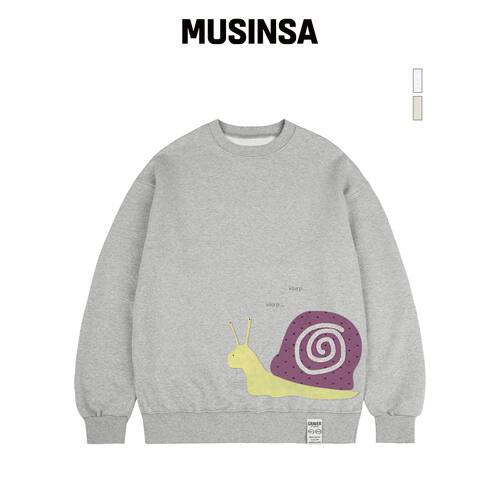GRAVER [UNISEX] SLURP SNAIL 卫衣_2色 MUSINSA韩国官网直邮进口