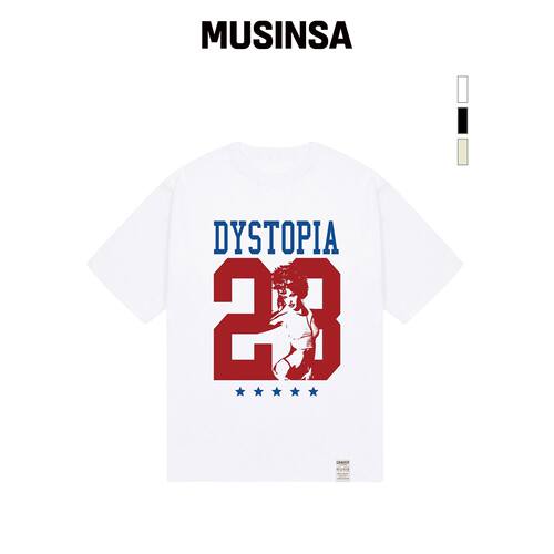 GRAVER [UNISEX]DYSTOPIA 半高领T恤_3色 MUSINS韩国官网直邮进口