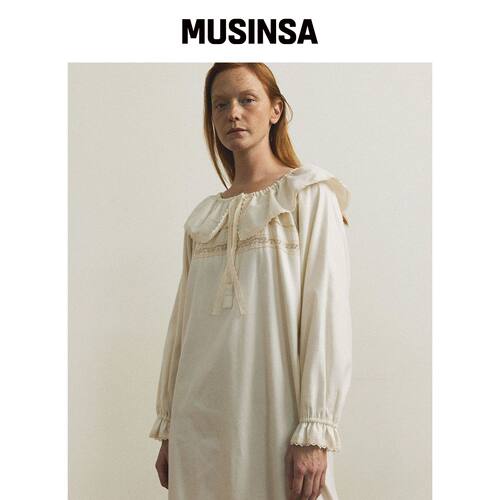 JO'S LOUNGE 经典斜纹连衣裙 005 MUSINSA韩国直邮官方正品