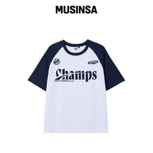 BORN CHAMPS [5种颜色] CHMPS SPORTY LOGO 宽松韩国官网直邮进口
