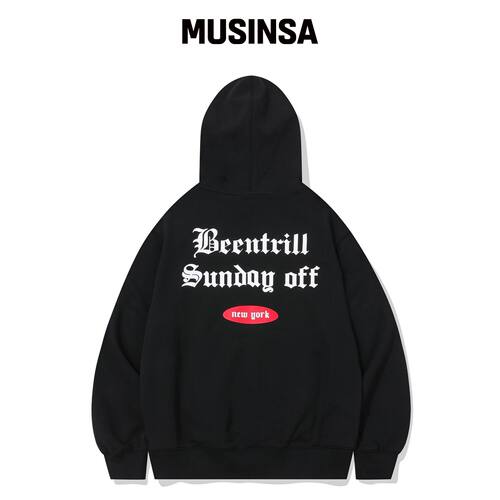 BEENTRILL DAYOFF 连帽卫衣（黑色） MUSINSA韩国官网直邮进口