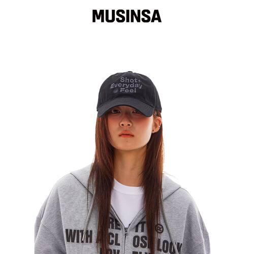 COSO CC 每日棒球帽（黑色 / 泥膜）韩国官网直邮进口MUSINSA