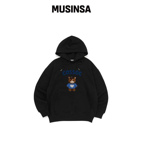 COSO CC 马玩具连帽卫衣（VLACK）韩国官网直邮进口MUSINSA