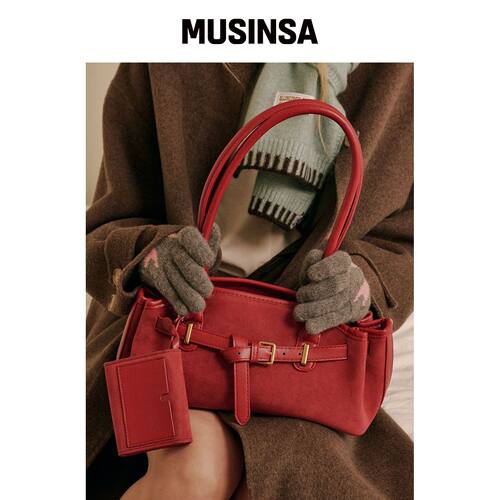 ALLINCOMPLETE LUGE SUADE 包 (RED) MUSINSA韩国直邮官方正品