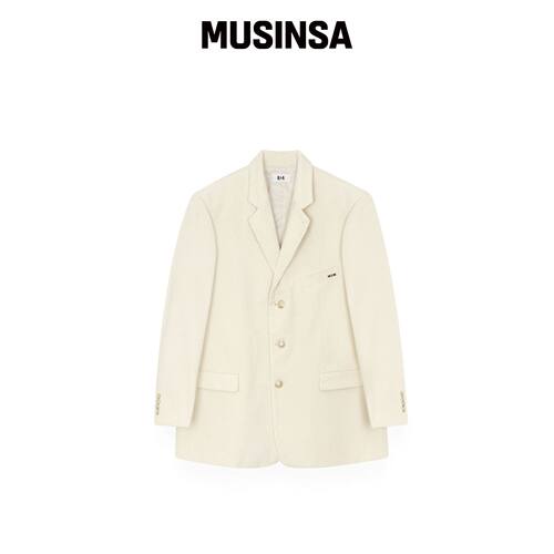 R-4 R-0057 / OVERSIZED CORDUROY BOX BLAZER(I韩国官网直邮进口