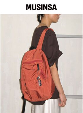 POTE 0002 HIDE CLASSIC BACKPACK_橙砖韩国官网直邮进口MUSINSA
