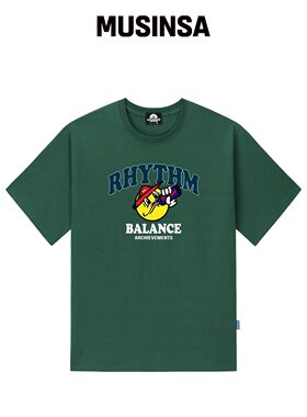 TRIPSHION TENNIS RHYTHM T恤 - 绿色韩国官网直邮进口MUSINSA