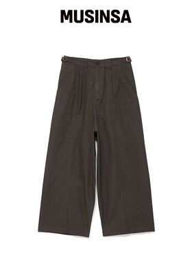 HATCHINGROOM Slump Trousers 深棕色韩国官网直邮进口