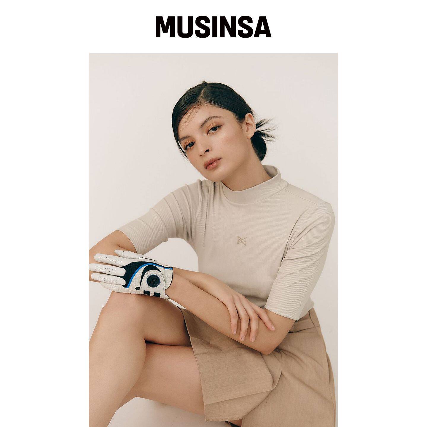 BERMUDAGRASS 短袖婴儿身体suit_BEIGE MUSINSA韩国直邮官方正品