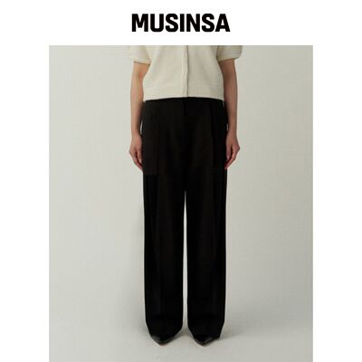 MUARMUS WM羊毛热裤子 - 黑色 MUSINSA韩国官网直邮进口