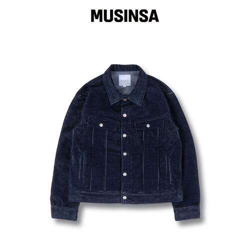 MUDSALT 秋夹克蓝色新款时尚设计感休闲MUSINSA韩国官网直邮进口