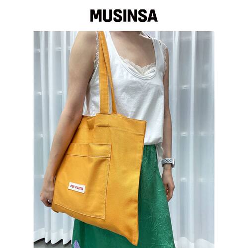 DER KOFFER SHOPPER POCKET BAG [芥末色] MUSIN韩国官网直邮进口