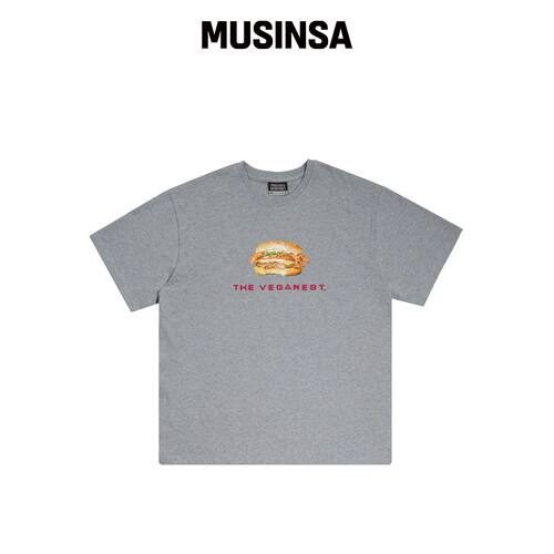 POTS HAMBURGER TEE [MELANGE]韩国官网直邮进口MUSINSA