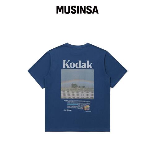 KODAK SCENERY 短袖T恤 藏青色 MUSINSA韩国官网直邮进口