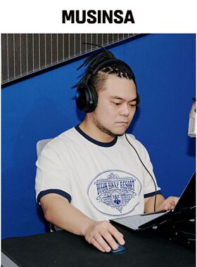 ELIMENO EL [차붐&부곡하와2] 度假村环领短袖T恤 5色韩国官网直邮进口