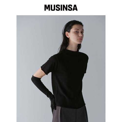 OPHEDEN Serene 羊毛长款手套（黑色） MUSINSA韩国官网直邮进口