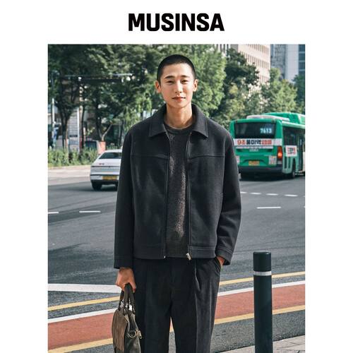 STCO 秋季宽松夹克灰色潮流上衣外套时尚MUSINSA韩国官网直邮进口