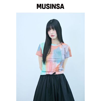 CHANCECHANCE CH 刺绣logo女款T恤（红色） MUSI韩国官网直邮进口