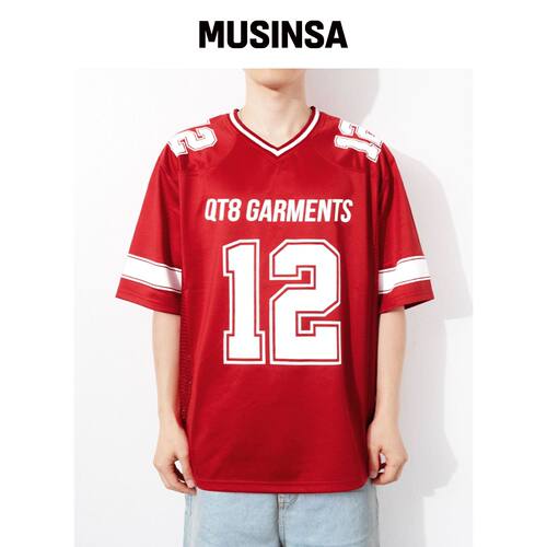 QT8 GARMENTS LB 3R 足球球衣（红色） MUSINSA韩国官网直邮进口