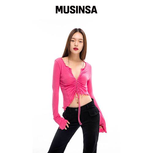 CAPRICIEUX ROSIE TOP_PINK韩国官网直邮进口MUSINSA
