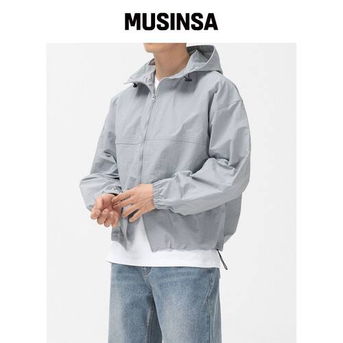 TOFFEE LIGHTWEIGHT 毛绒夹克 (LIGHT GREY) MUS韩国官网直邮进口