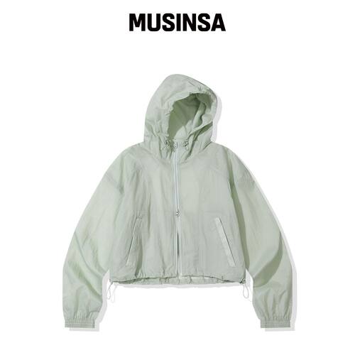 CGP (女款) 透气连帽风衣_薄荷色 MUSINSA韩国官网直邮进口
