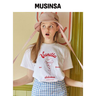 LUVISTRUE DE VANILLA TEE（白色）韩国官网直邮进口