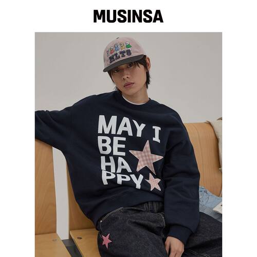 WAIKEI MAY I BE HAPPY 运动衬衫 婴儿 MUSINSA韩国官网直邮进口