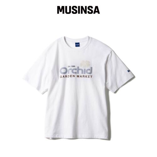 STAFFONLY ORCHID TEE (白色) MUSINSA韩国官网直邮进口