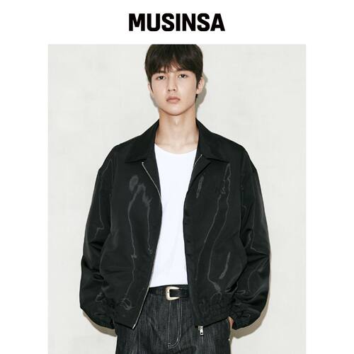 MINAV FILM TWILL 春季外套 [黑色] MUSINSA韩国直邮官方正品