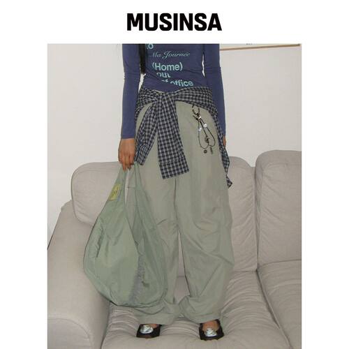 MA JOURNEE N.WIDE 工装裤_卡其色 MUSINSA韩国官网直邮进口