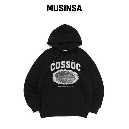COSO STAY 连帽T恤 (BLACK)韩国官网直邮进口MUSINSA