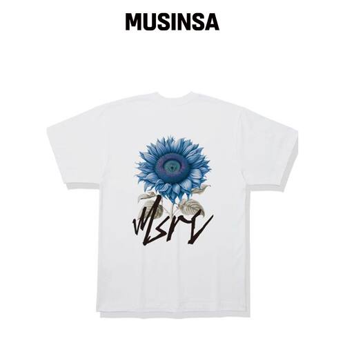 MONSTER REPUBLIC SUNFLOWER MIDNIGHT BLUE T恤韩国官网直邮进口
