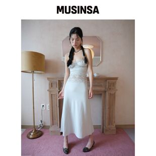 LOSESLEEPOVER 蕾丝草地连衣裙 *婴儿鼠尾草 MUS韩国官网直邮进口