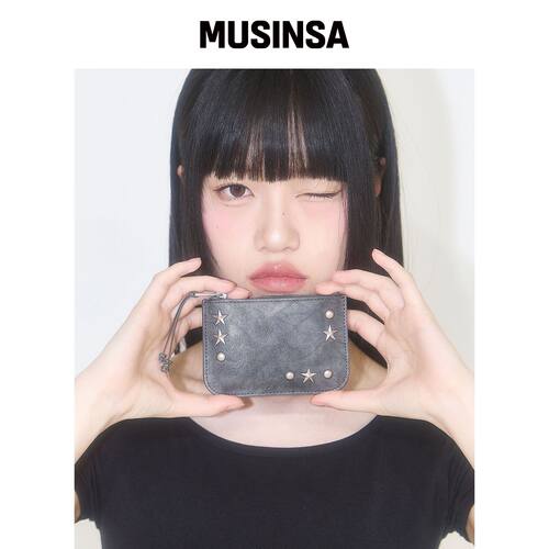 ILLIGO STUNN 卡支架钱包炭灰色 MUSINSA韩国官网直邮进口