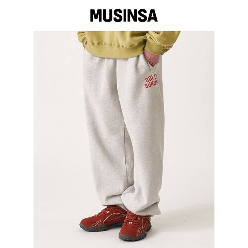 GOLDEN SUNSHINE 阳光慢跑裤_Melange MUSINSA韩国官网直邮进口