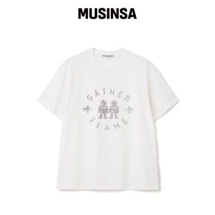 MILLO ARCHIVE 盖德火焰T恤 [白色] MUSINSA韩国官网直邮进口