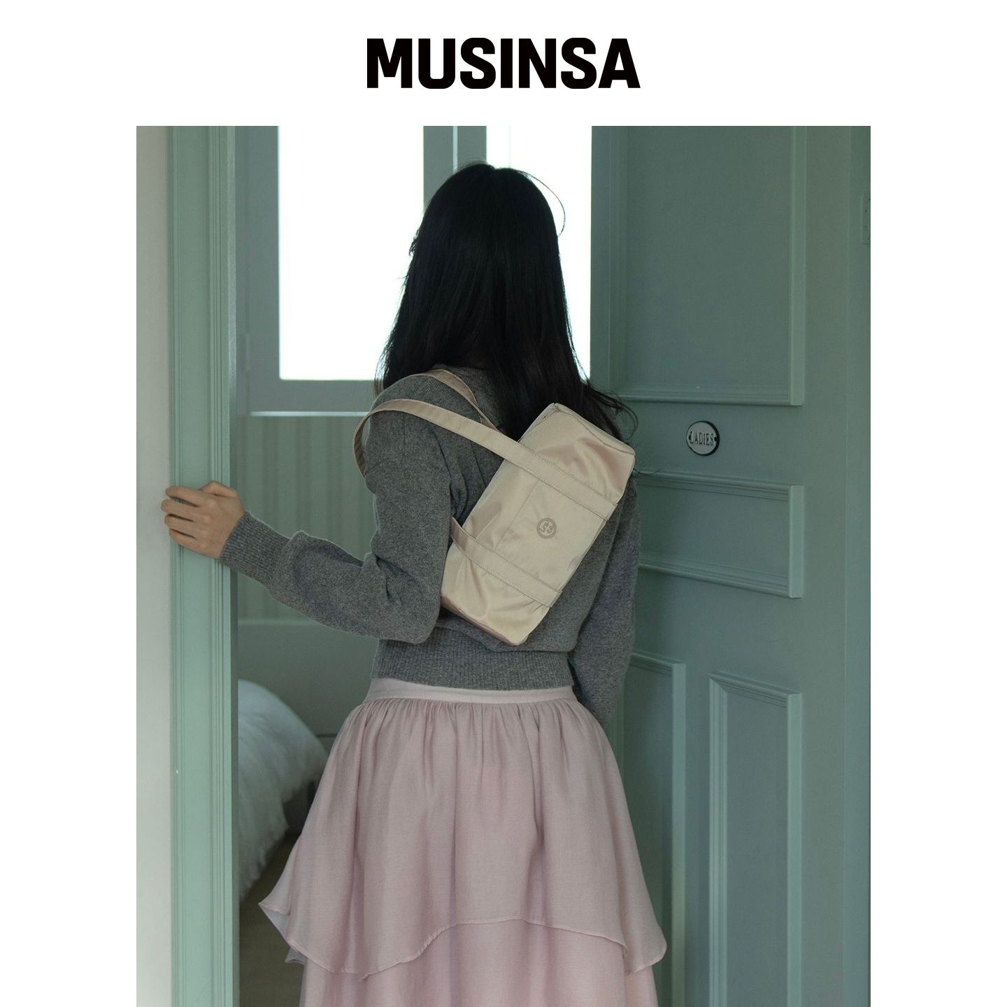 IROCO 迷你水桶包_芭蕾粉 MUSINSA韩国官网直邮进口