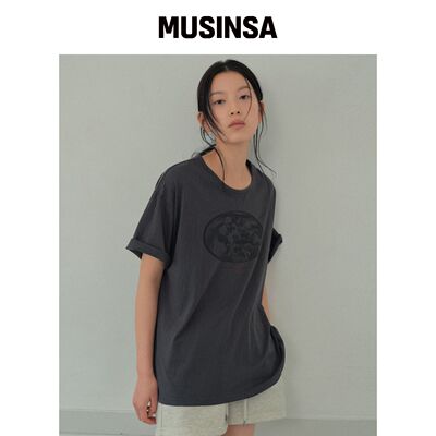 WEDNESDAYOASISFORWOMEN OASIS 图案短袖T恤_CHA韩国官网直邮进口