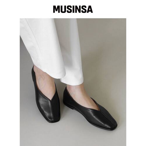SAPPUN KINDELLER 方形包平底鞋 (1cm) MUSINSA韩国官网直邮进口