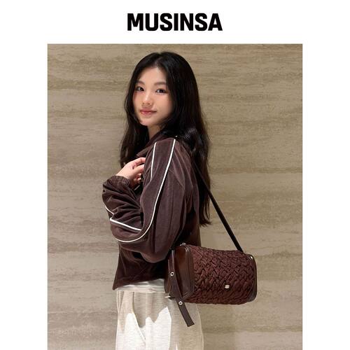 MCLANEE 哈瓦拼接肩背包与斜挎包 MUSINSA韩国直邮官方正品