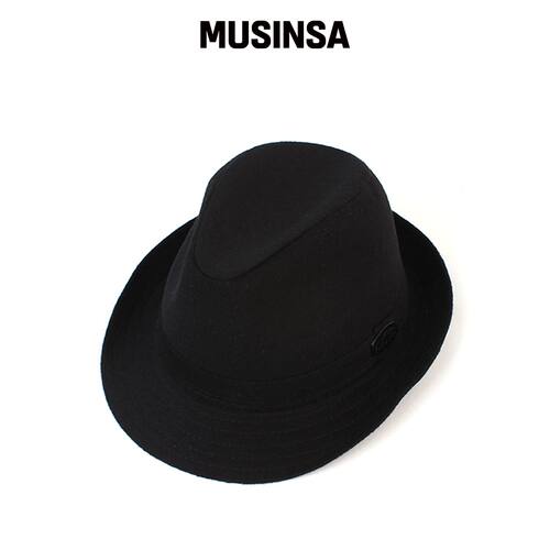 UNIVERSAL CHEMISTRY BU All Black Wool 软呢帽韩国官网直邮进口
