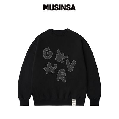 GRAVER [UNISEX]DOTS GRAV 卫衣_黑色韩国官网直邮进口