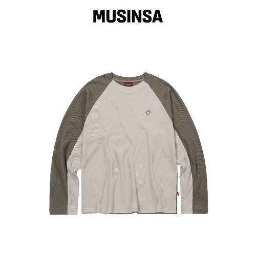 S'EST Solaris 华夫长袖衫 米色 MUSINSA韩国直邮官方正品