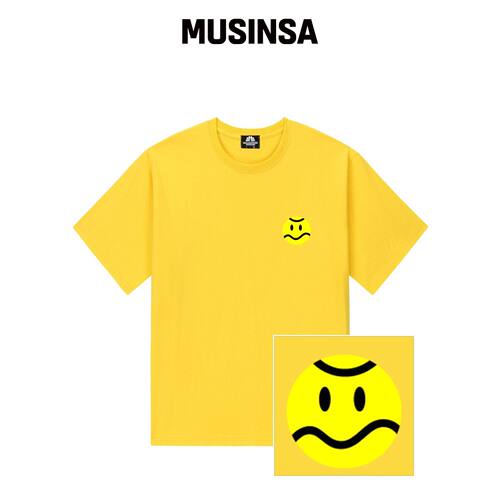 TRIPSHION TENNIS BALL LOGO T恤 - 黄色韩国官网直邮进口MUSINSA