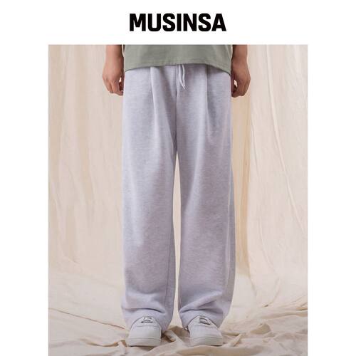 LLAMO LLAMO 宽松单褶卫裤 [MELAAN] MUSINSA韩国直邮官方正品