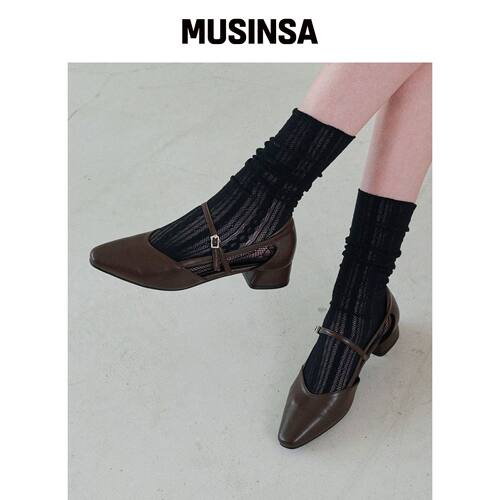 FRI FLA 19B502 棕色高跟鞋 MUSINSA韩国直邮官方正品