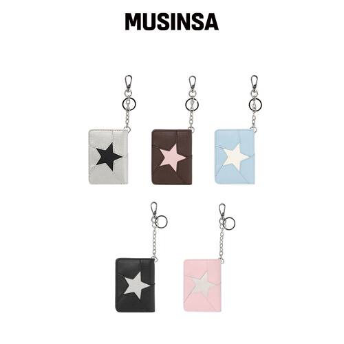 ISTKUNST ONE STAR CARD WALLET_5COLOR(IK2FSMA韩国官网直邮进口