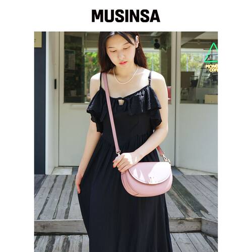 LYUNANLYUNA LUNE 5WAY 女士马鞍斜挎包粉色韩国官网直邮进口