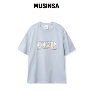 CGP (女款) 简约方形短袖T恤_天蓝色 MUSINSA韩国直邮官方正品